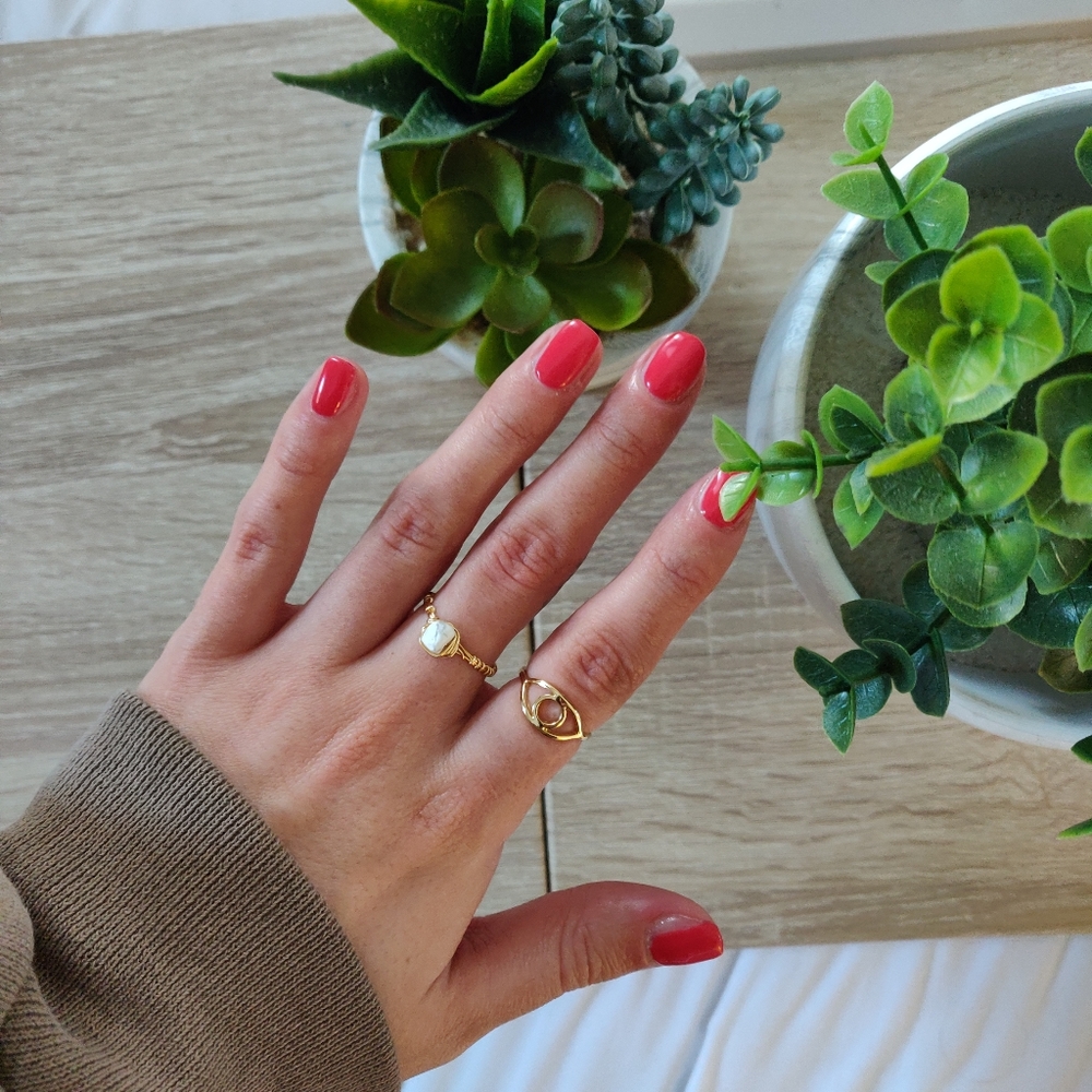 ❗️3 for 10$❗️
HOWLITE CRYSTAL RING